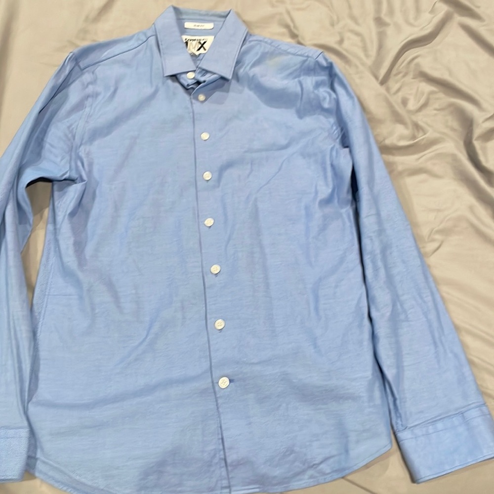 Express Men 1mx slim fit 15-15.5 dress shirt